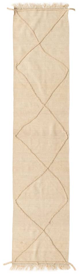 Detail image of 2' 4 x 10' 4 Hand Woven Moroccan Wool Runner Rug