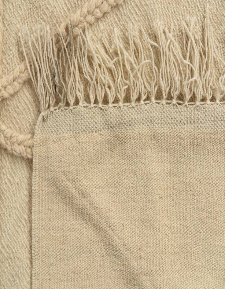 Detail image of 2' 6 x 10'  Hand Woven Moroccan Wool Runner Rug