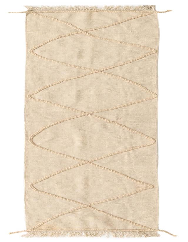 Detail image of 2' 6 x 10' Hand Woven Moroccan Wool Runner Rug