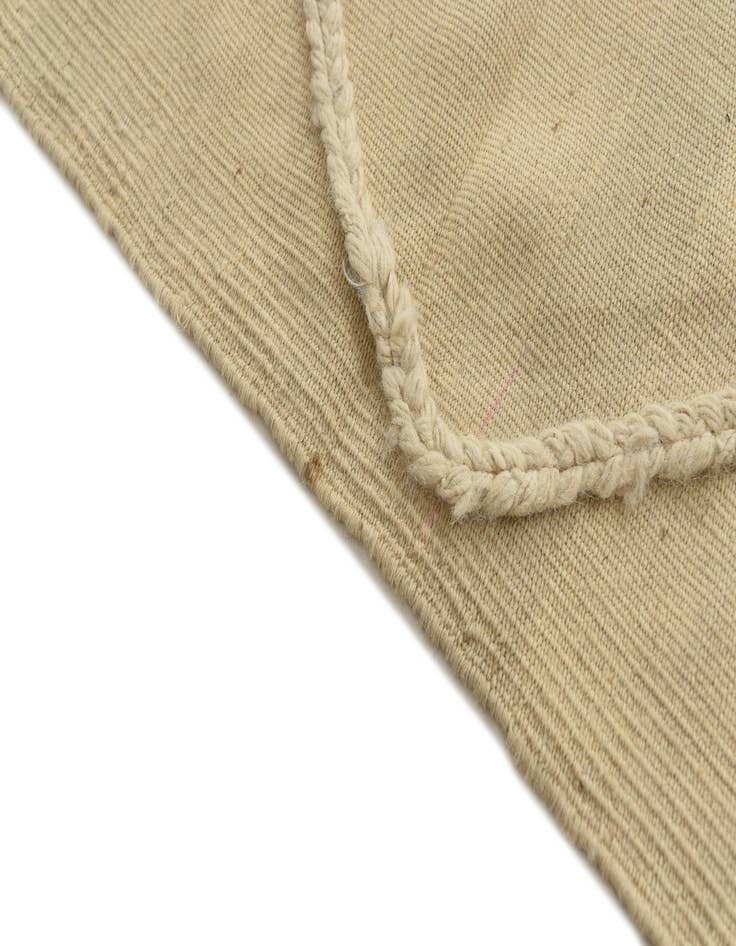 Detail image of 3' 8 x 11'  Hand Knotted Moroccan Wool Runner Rug