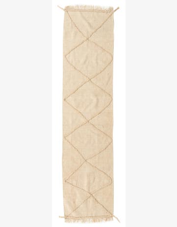 2' 5 x 10' 1 Hand Knotted Moroccan Wool Runner Rug
