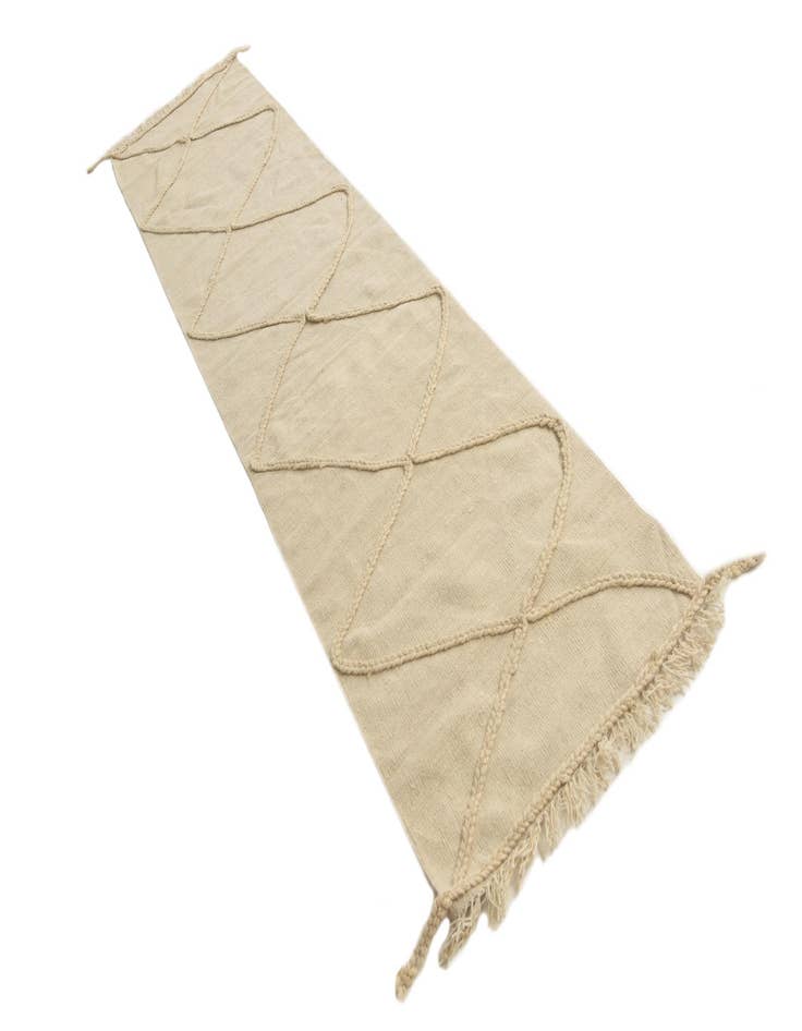 Detail image of  2' 5 x 10'  Hand Knotted Moroccan Wool Runner Rug