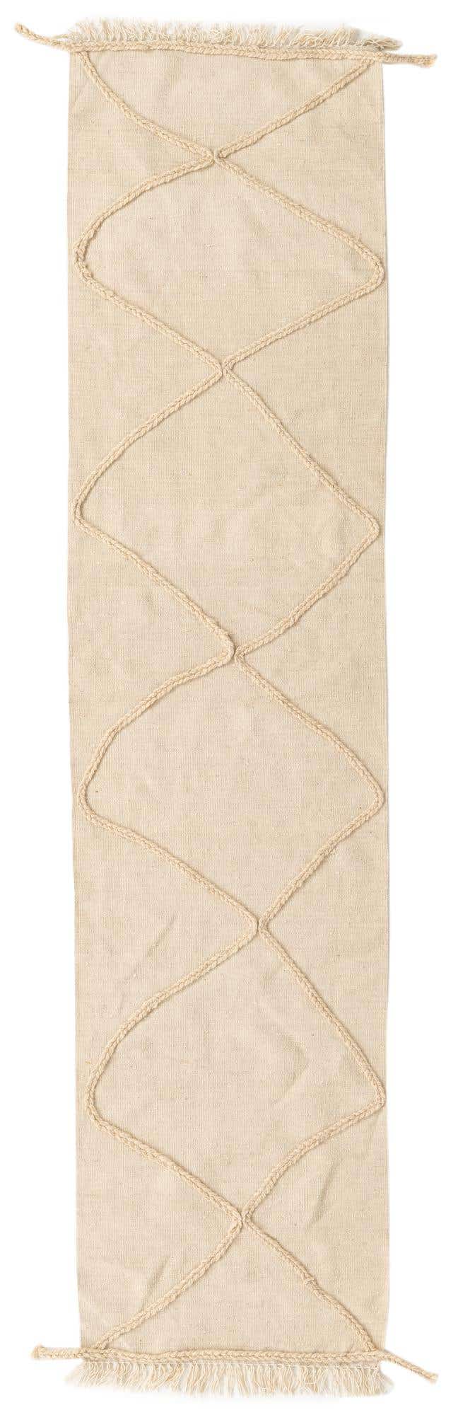 2' 5 x 10' Hand Knotted Moroccan Wool Runner Rug
