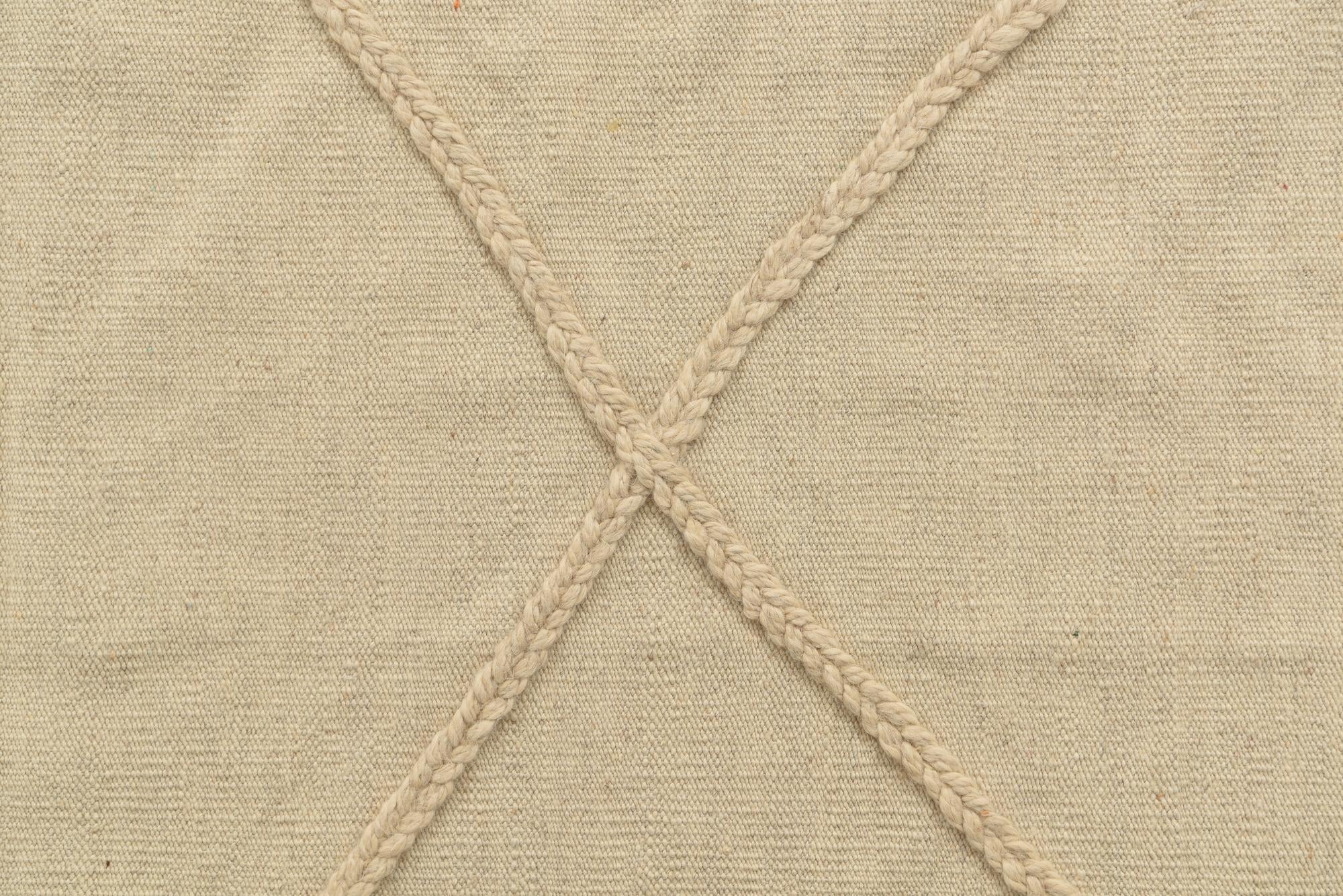 2' 6 x 8' 5 Hand Knotted Moroccan Wool Runner Rug