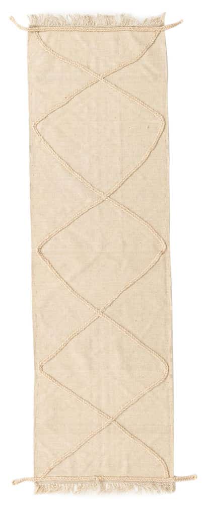 2' 6 x 8' 5 Hand Knotted Moroccan Wool Runner Rug