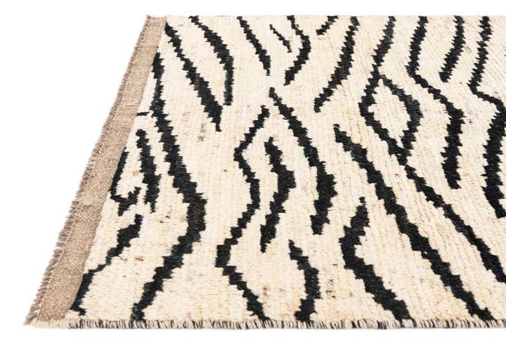 4' x 14' 7 Hand Knotted Moroccan Wool Runner Rug