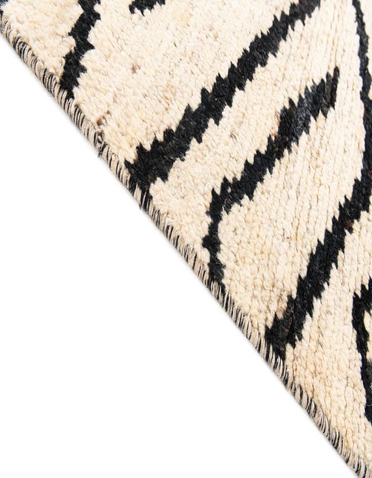 Detail image of 4' x 14' 7  Hand Knotted Moroccan Wool Runner Rug