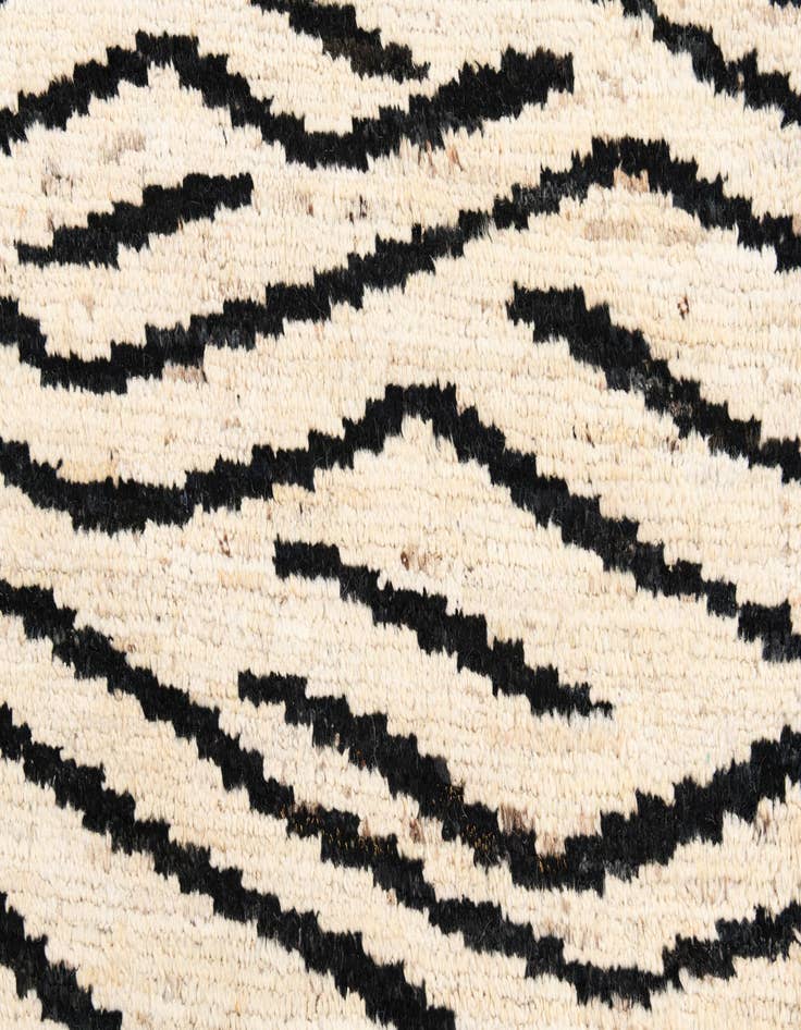 Detail image of 4' x 14' 7  Hand Knotted Moroccan Wool Runner Rug