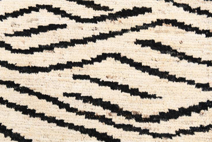 Detail image of 4' x 14' 7 Hand Knotted Moroccan Wool Runner Rug