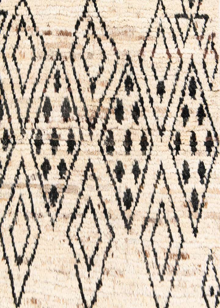 3' 4 x 15' 9 Hand Knotted Moroccan Wool Runner Rug