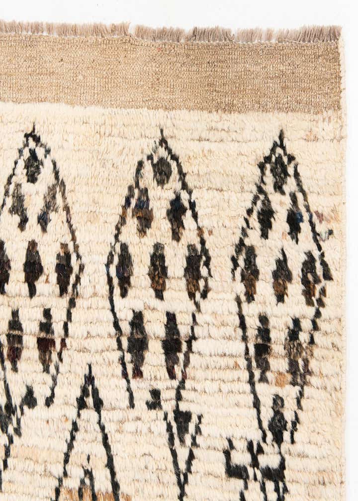 3' 4 x 15' 9 Hand Knotted Moroccan Wool Runner Rug