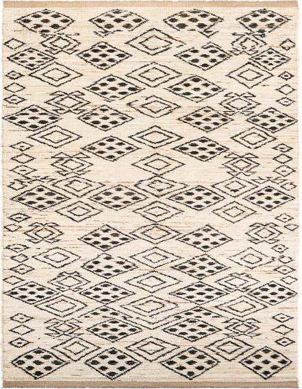 Detail image of 3' 4 x 15' 9 Hand Knotted Moroccan Wool Runner Rug