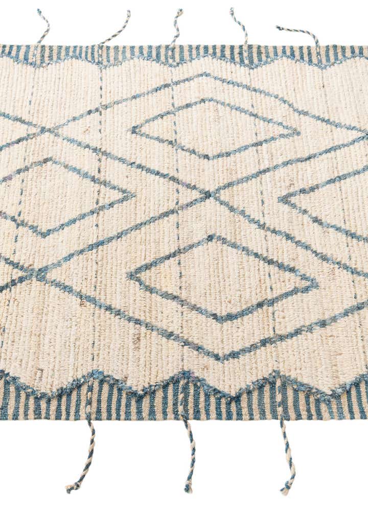 3' 7 x 12' 9 Hand Knotted Moroccan Wool Runner Rug