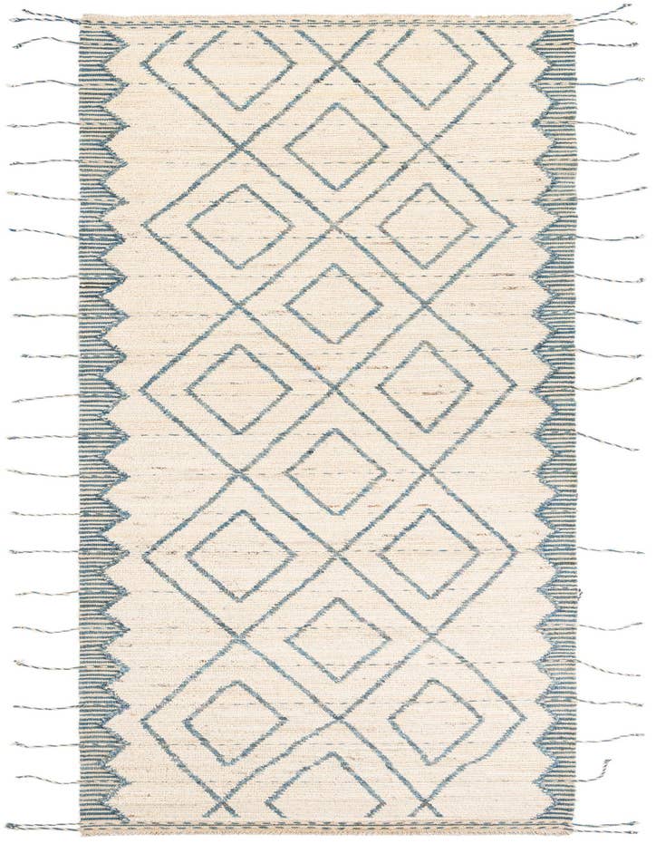 Detail image of 3' 7 x 12' 9 Hand Knotted Moroccan Wool Runner Rug
