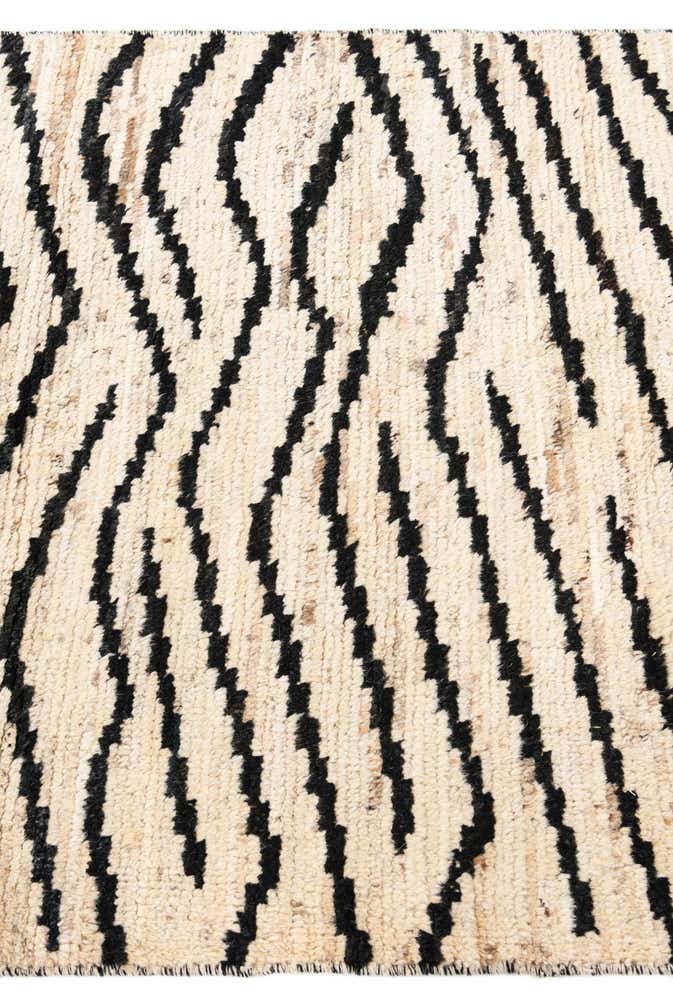 4' 1 x 14' 9 Hand Knotted Moroccan Wool Runner Rug