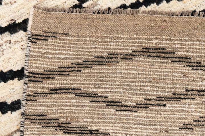 4' 1 x 14' 9 Hand Knotted Moroccan Wool Runner Rug