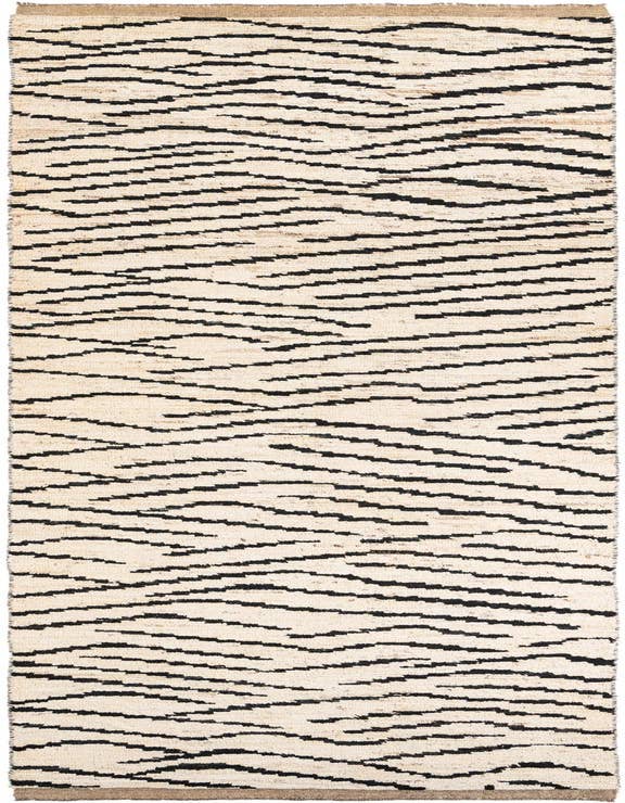 Detail image of 4' 1 x 14' 9 Hand Knotted Moroccan Wool Runner Rug