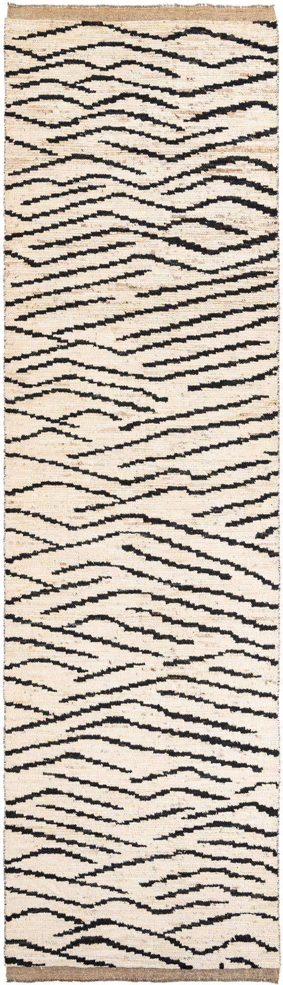 4' 1 x 14' 9 Hand Knotted Moroccan Wool Runner Rug