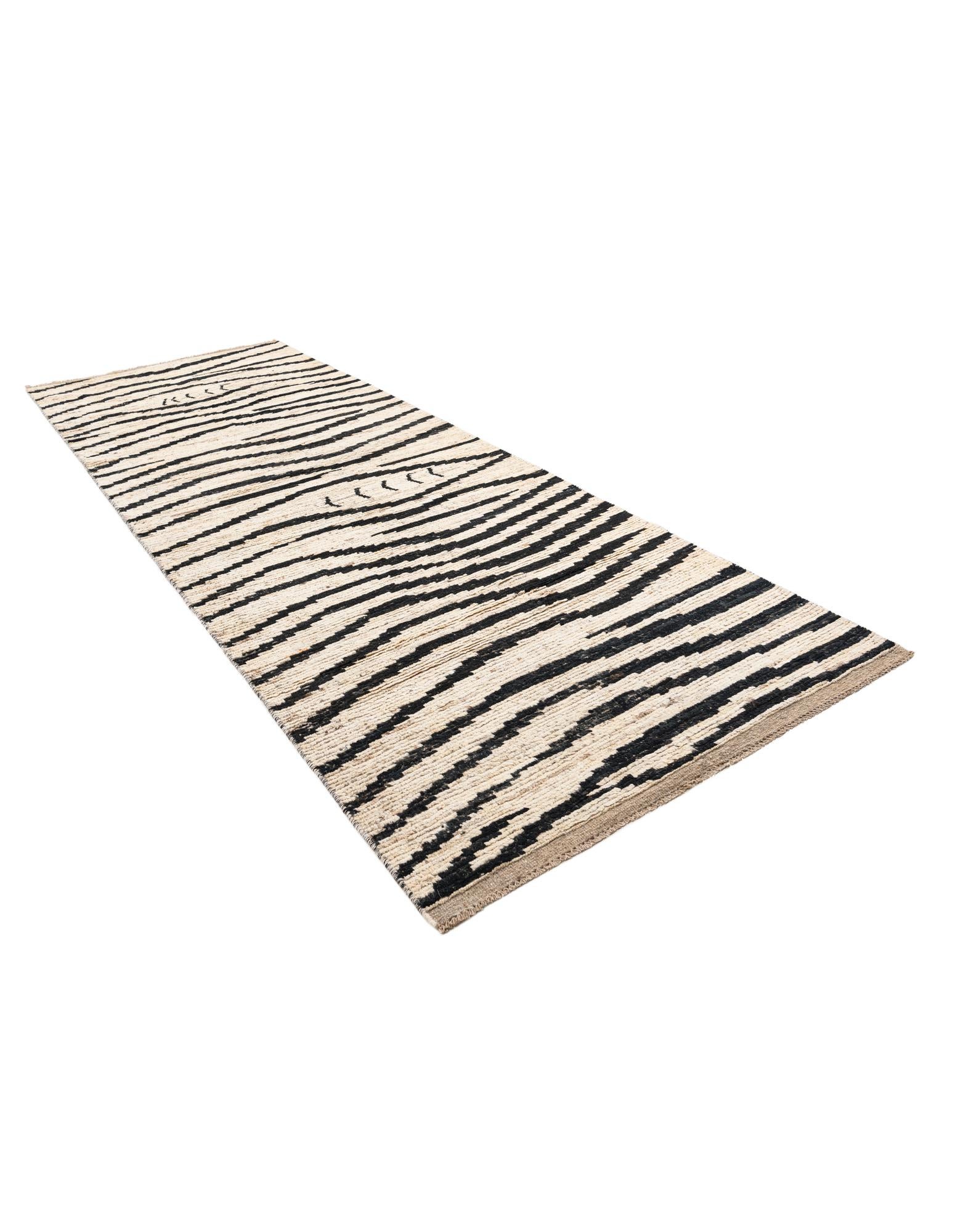 5' x 13' 8 Hand Knotted Moroccan Wool Runner Rug