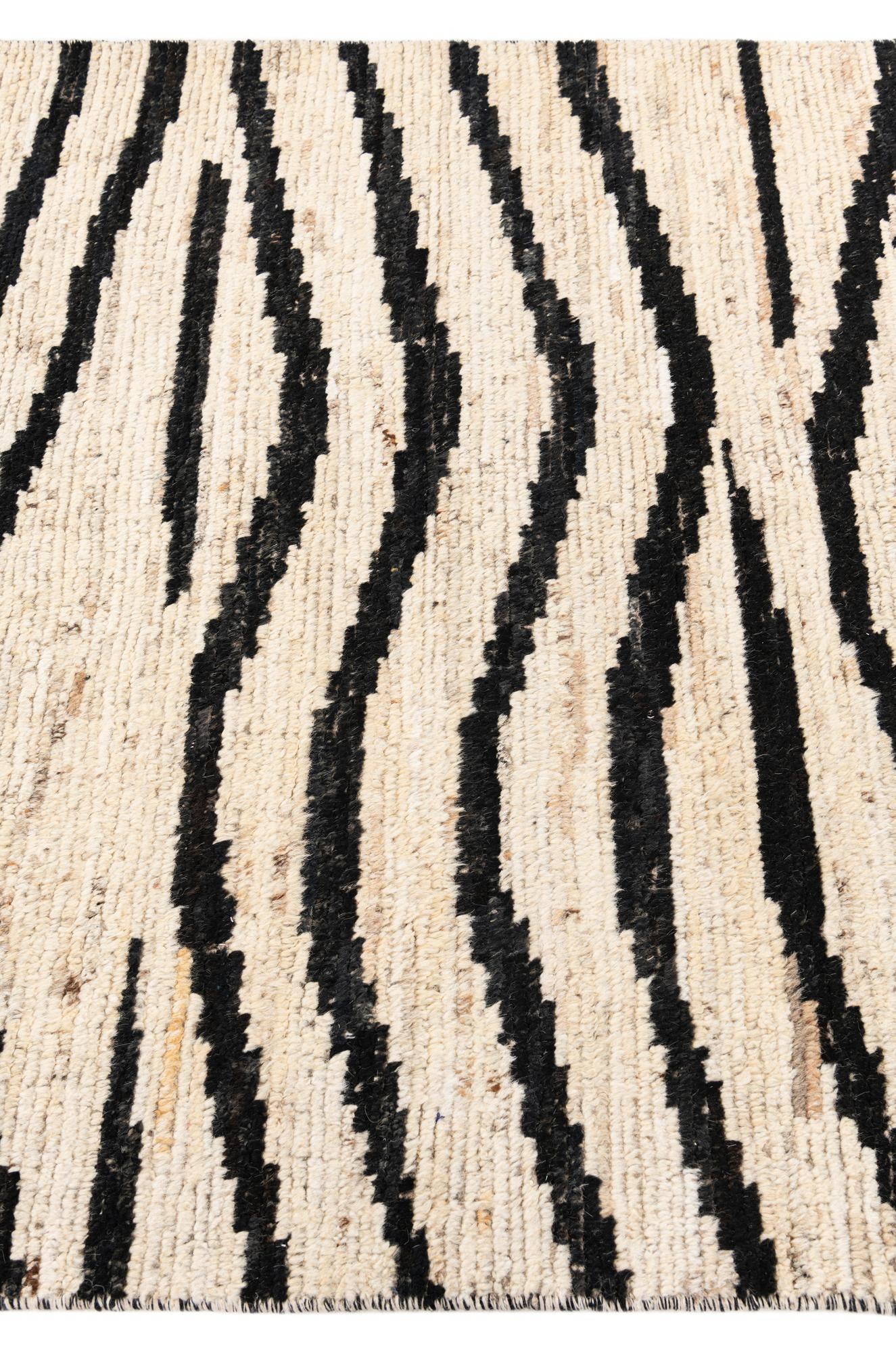 5' x 13' 8 Hand Knotted Moroccan Wool Runner Rug