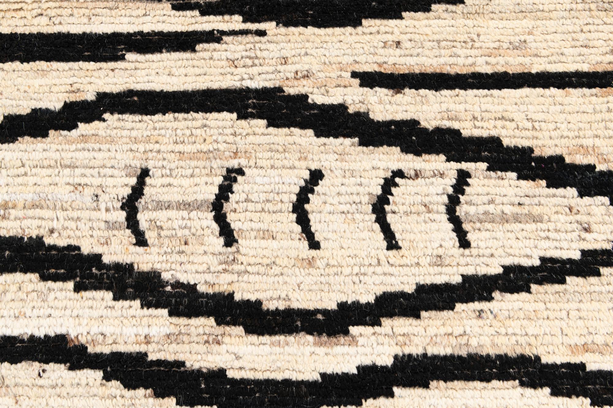 5' x 13' 8 Hand Knotted Moroccan Wool Runner Rug