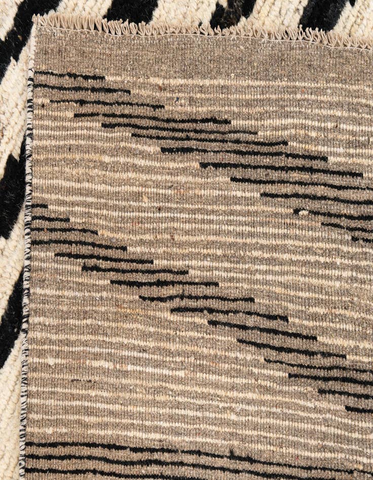 Detail image of 5' x 13' 8  Hand Knotted Moroccan Wool Runner Rug