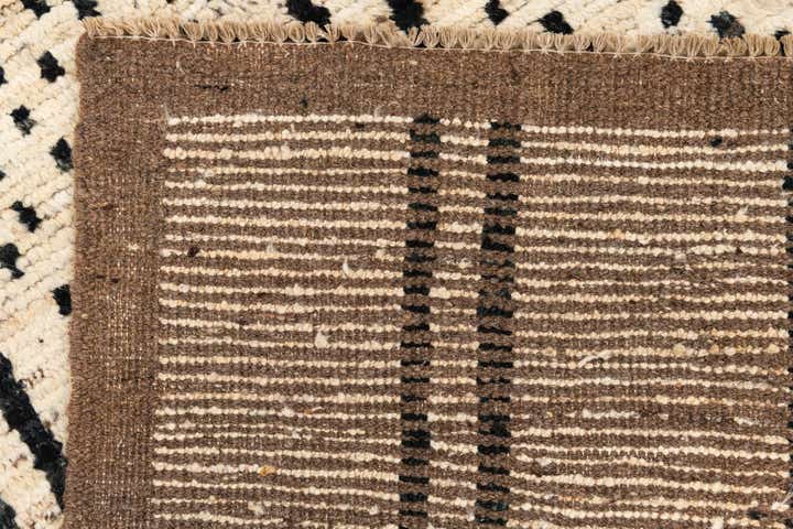 4' 4 x 15' 9 Hand Knotted Moroccan Wool Runner Rug