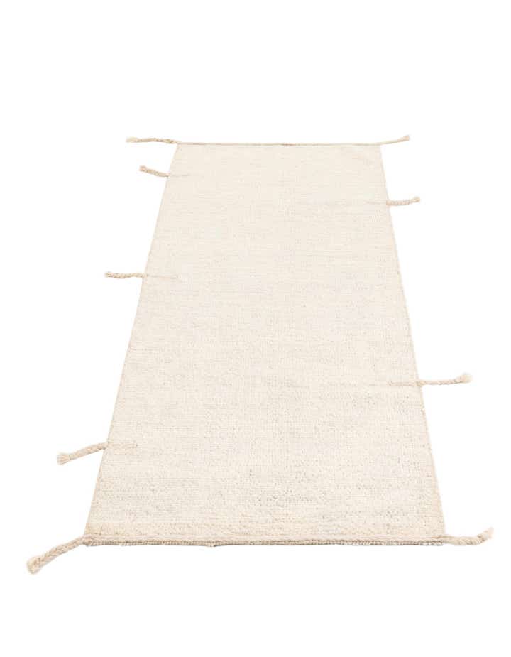 2' 5 x 6' 1 Hand Knotted Moroccan Wool Runner Rug