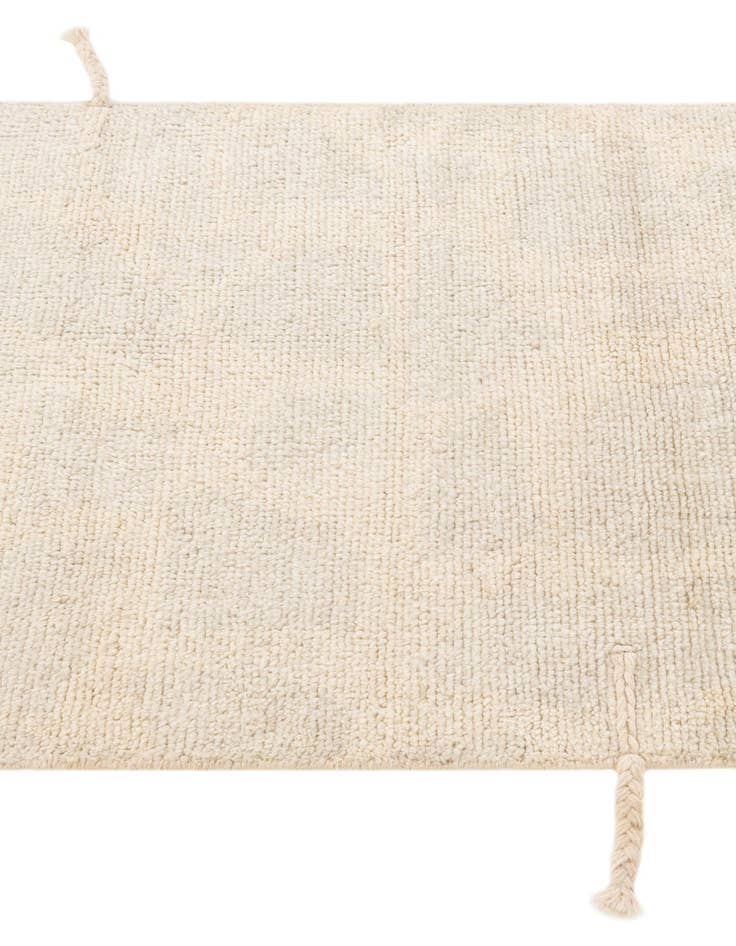 Detail image of 2' 5 x 6' 1 Hand Knotted Moroccan Wool Runner Rug