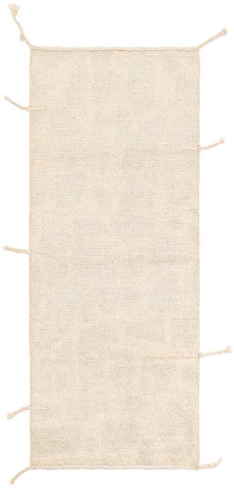 2' 5 x 6' 1 Hand Knotted Moroccan Wool Runner Rug