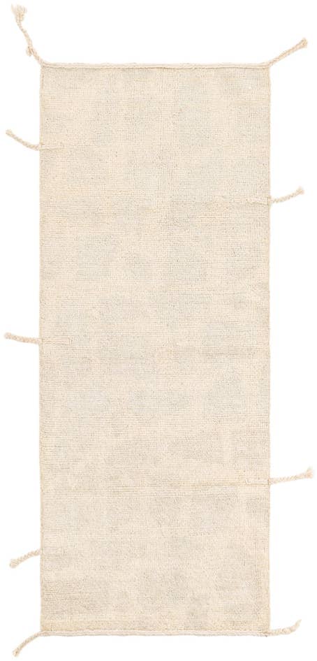 Detail image of 2' 5 x 6' 1 Hand Knotted Moroccan Wool Runner Rug
