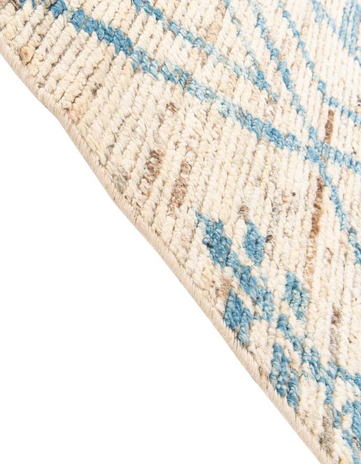 Detail image of 3' 3 x 11' 9  Hand Knotted Moroccan Wool Runner Rug