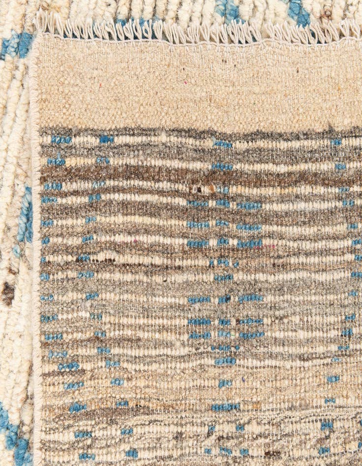 Detail image of 3' 3 x 11' 9  Hand Knotted Moroccan Wool Runner Rug
