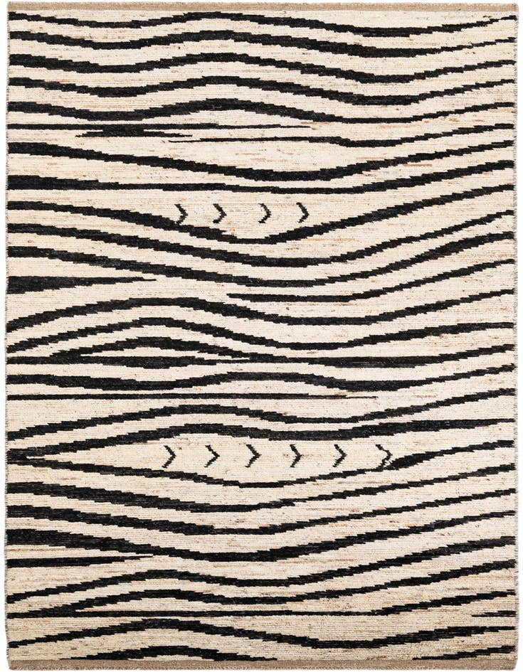 Detail image of 5' x 14' Hand Knotted Moroccan Wool Runner Rug