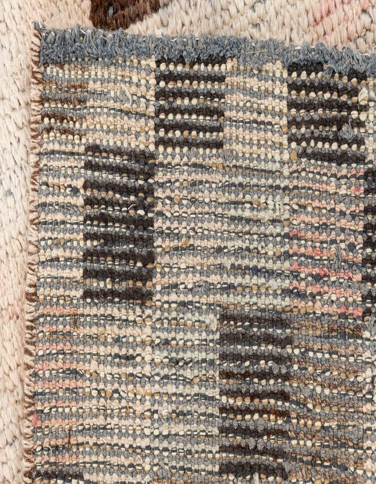 Detail image of 3' 1 x 12' 6  Hand Knotted Moroccan Wool Runner Rug