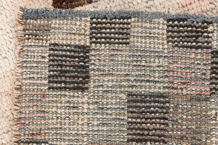 3' 1 x 12' 6 Hand Knotted Moroccan Wool Runner Rug