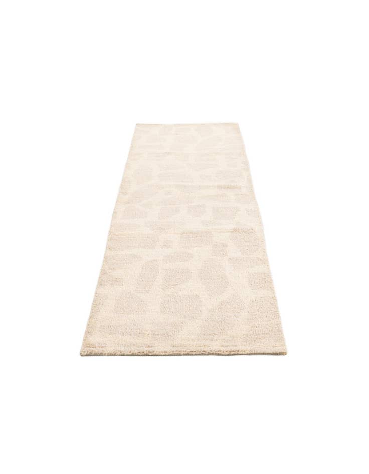 Detail image of 2' 7 x 8' Hand Knotted Moroccan Wool Runner Rug