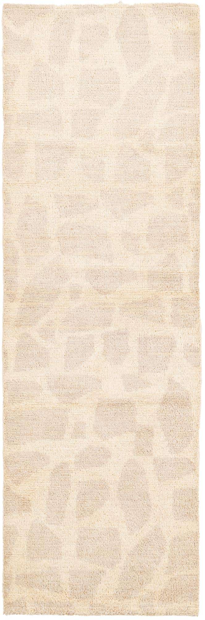 2' 7 x 8' Hand Knotted Moroccan Wool Runner Rug