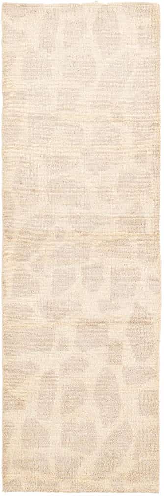 2' 7 x 8' Hand Knotted Moroccan Wool Runner Rug