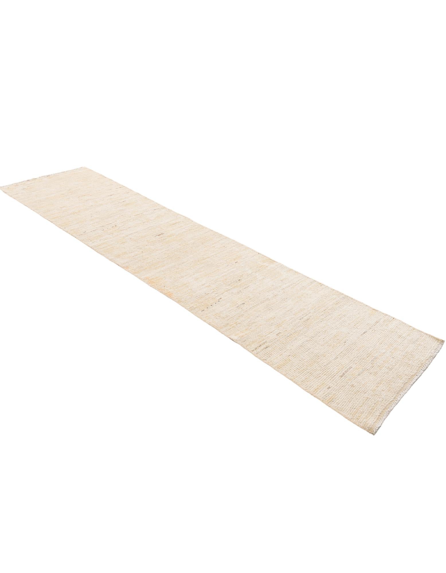 2' 5 x 10' 3 Hand Knotted Moroccan Wool Runner Rug