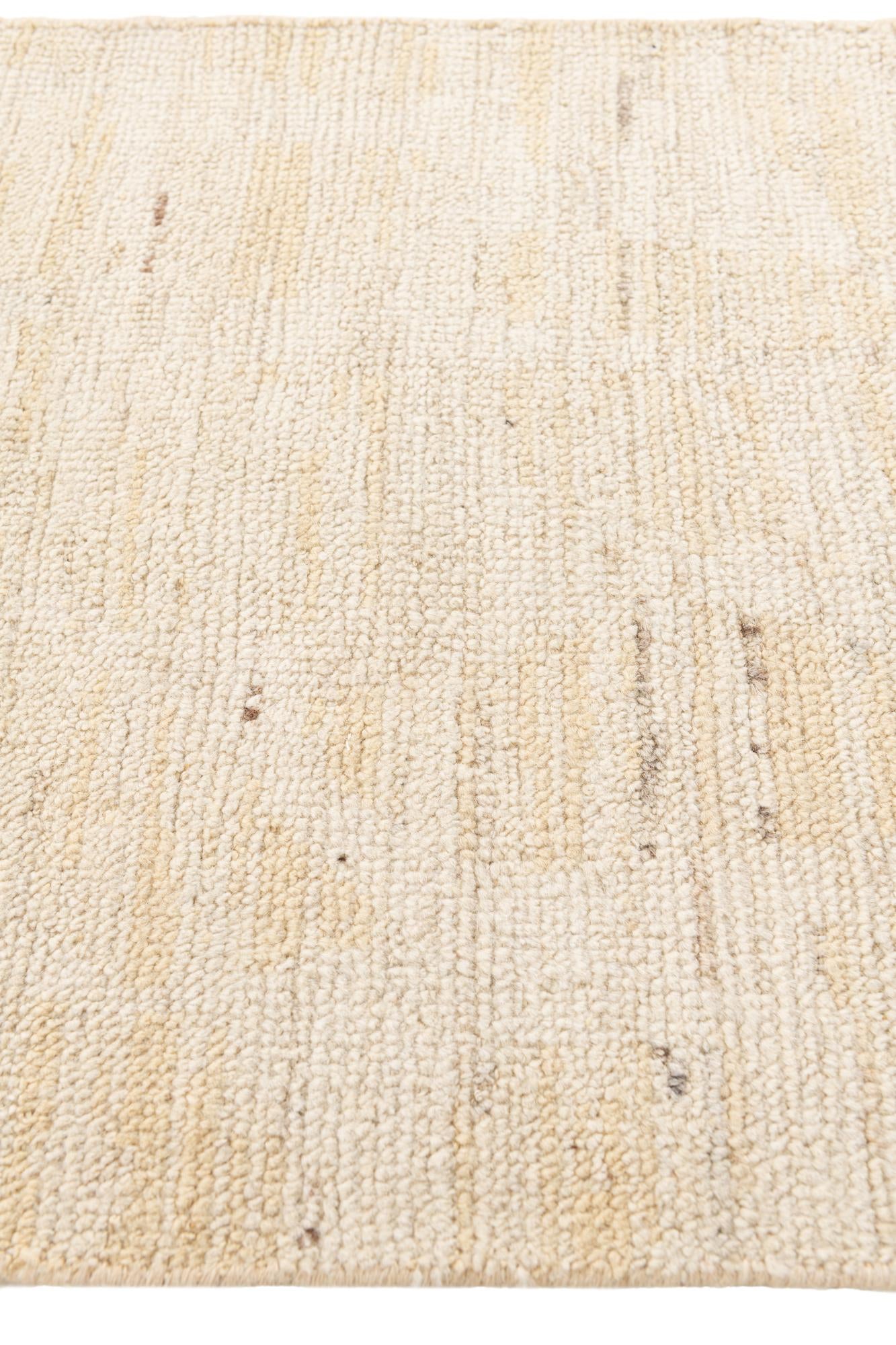 2' 5 x 10' 3 Hand Knotted Moroccan Wool Runner Rug