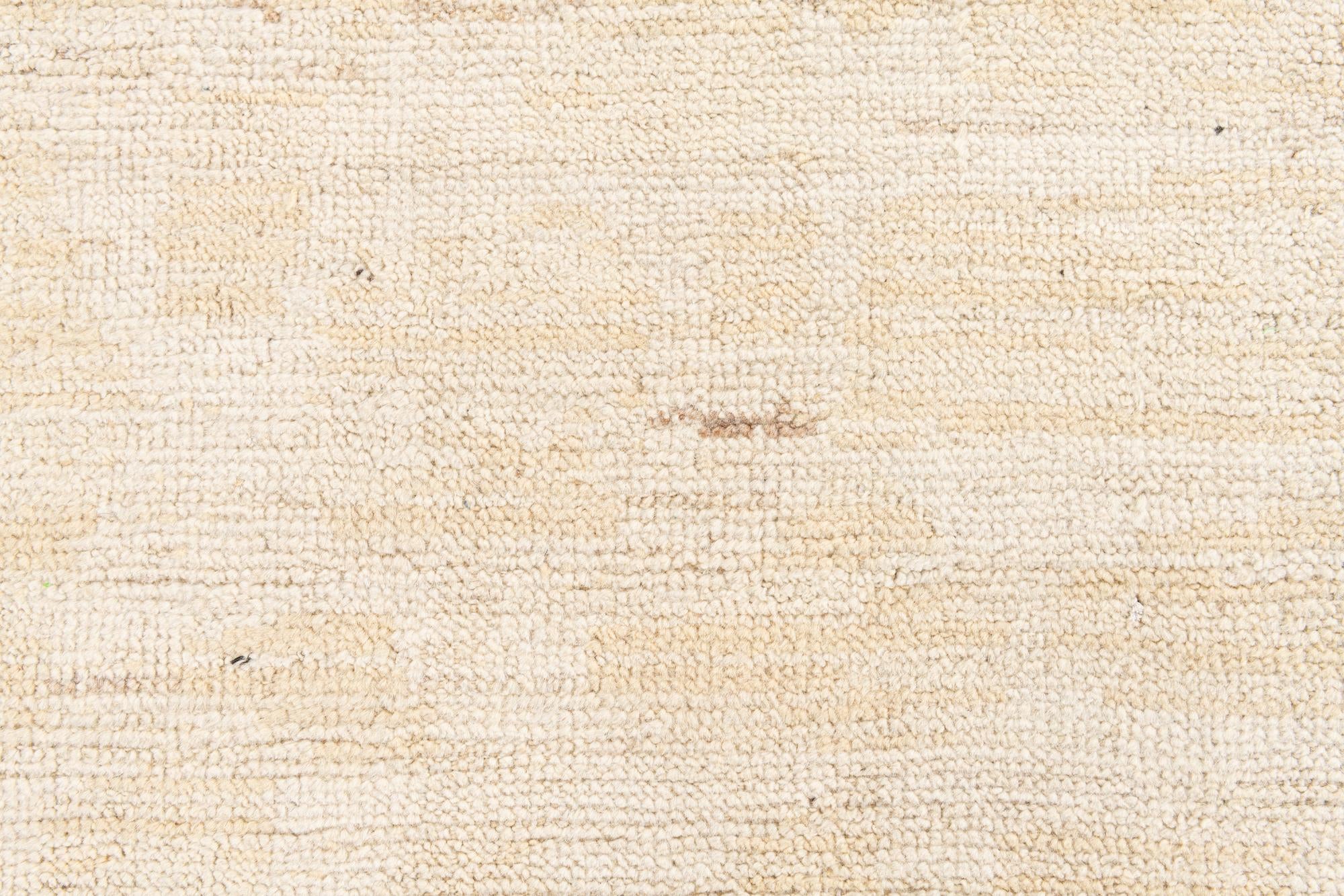 2' 5 x 10' 3 Hand Knotted Moroccan Wool Runner Rug