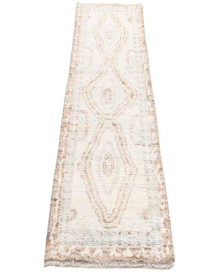 Detail image of 2' 9 x 8' Hand Knotted Moroccan Wool Runner Rug