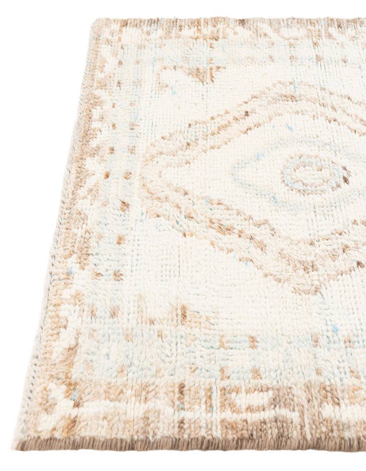 Detail image of 2' 9 x 8' Hand Knotted Moroccan Wool Runner Rug