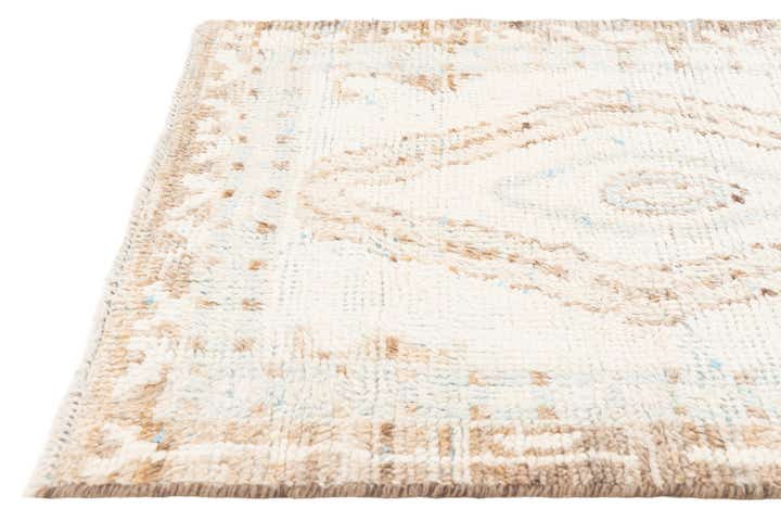 2' 9 x 8' Hand Knotted Moroccan Wool Runner Rug