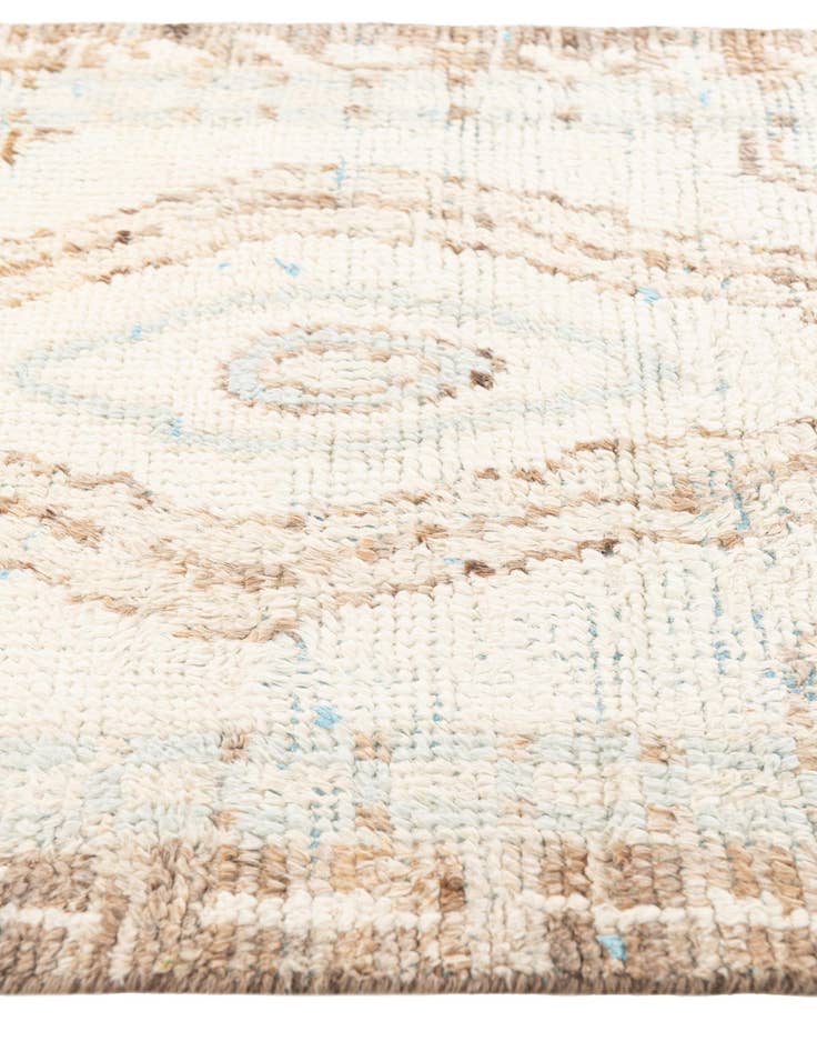 Detail image of 2' 9 x 8' Hand Knotted Moroccan Wool Runner Rug
