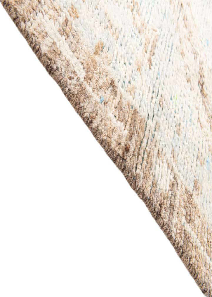 2' 9 x 8' Hand Knotted Moroccan Wool Runner Rug