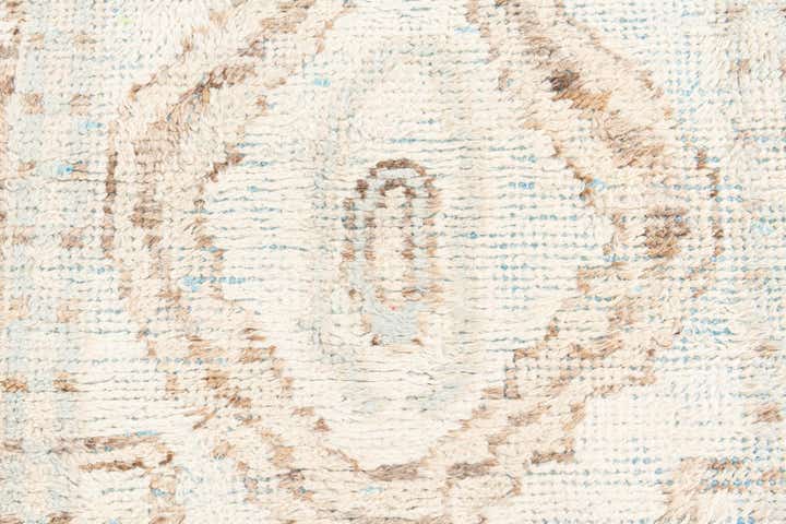 2' 9 x 8' Hand Knotted Moroccan Wool Runner Rug