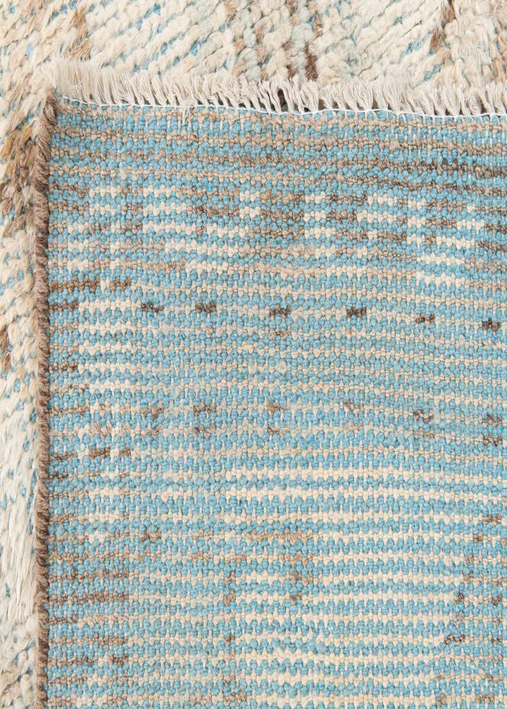 2' 9 x 8' Hand Knotted Moroccan Wool Runner Rug