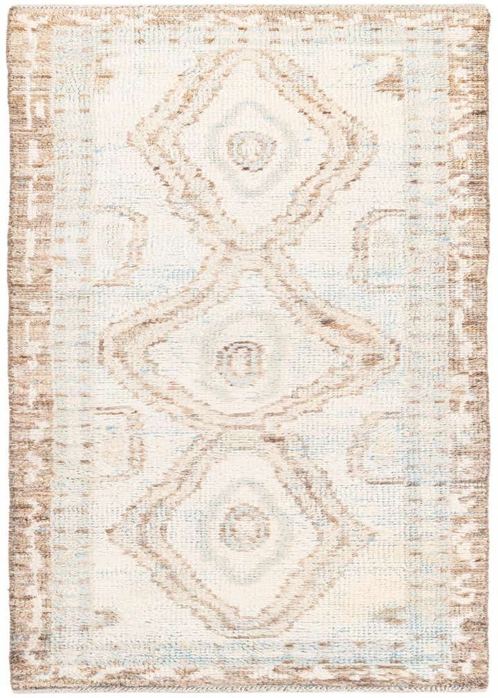 2' 9 x 8' Hand Knotted Moroccan Wool Runner Rug